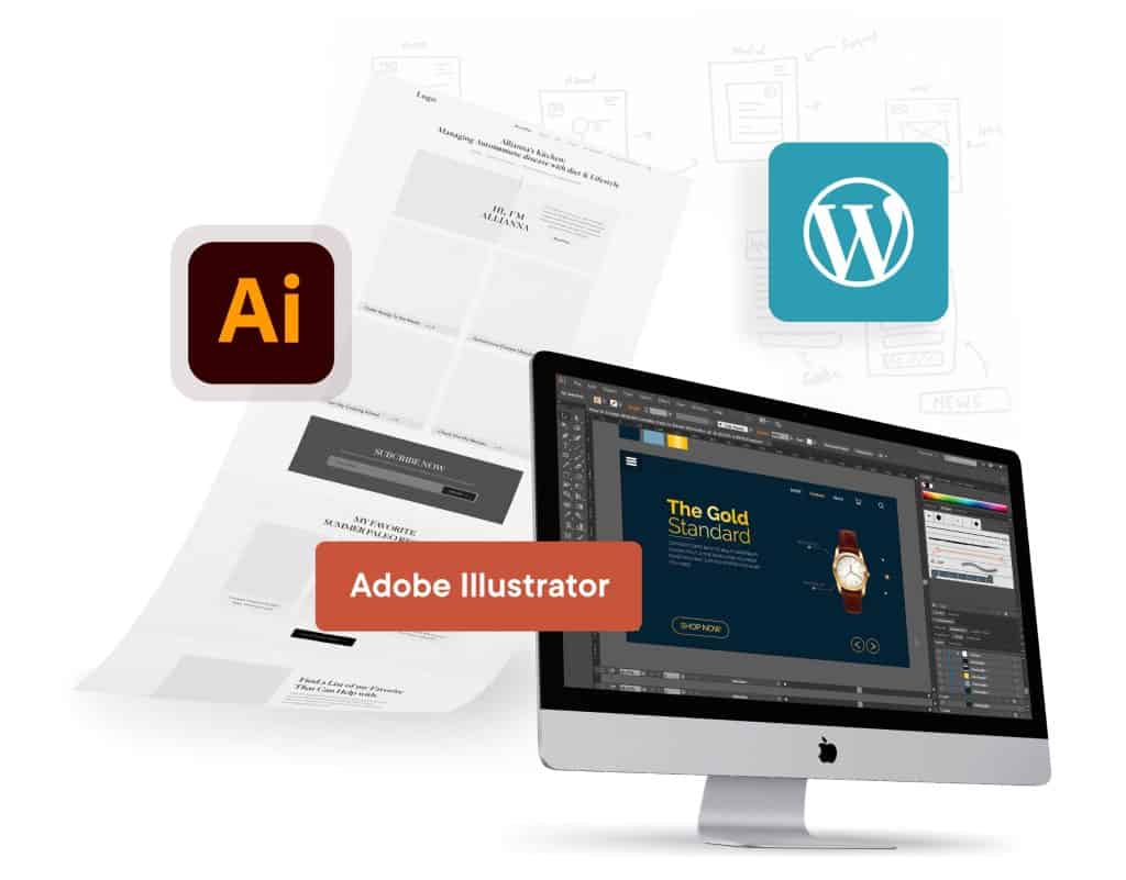 Convert Illustrator To WordPress Service WPXStudios